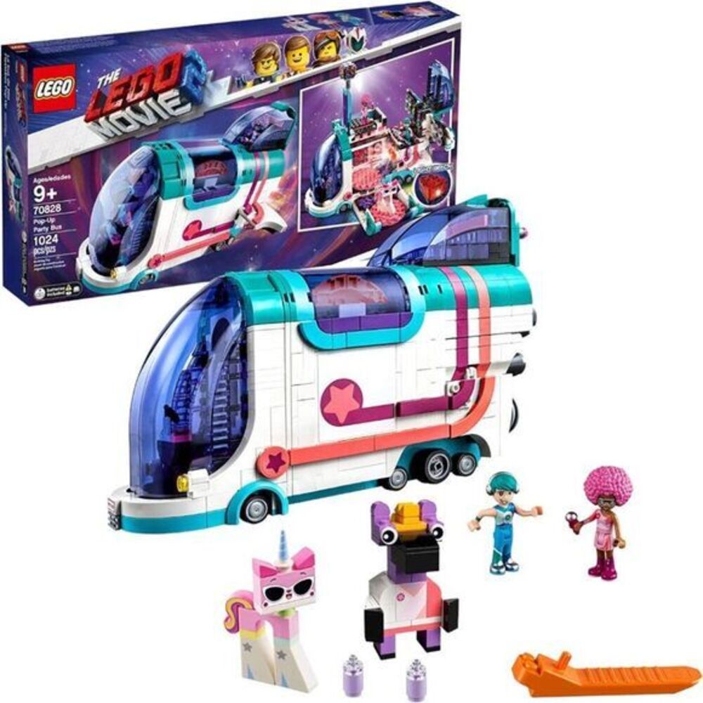 LEGO The Movie 2 Pop Up Party Bus - 70828‎  1024 Piece Set New in sealed box!